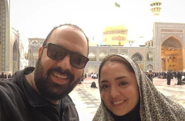 عکس علی اوجی با زنش