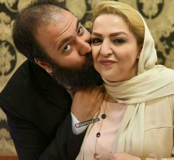 عکس علی اوجی با زنش