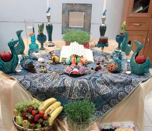 عکس تصاویری از سفره هفت سین جدید