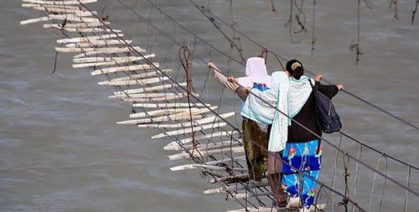 عکس ترسناک ترین پل ها