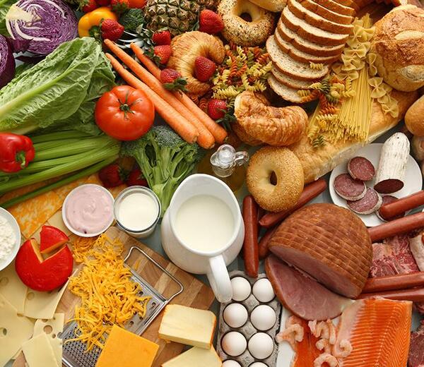 عکس رنگ مواد غذایی