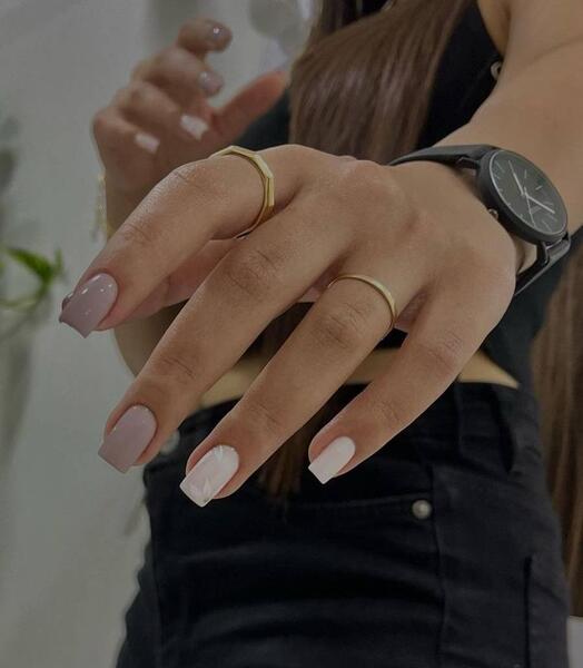 عکس مدل ناخن کوتاه ساده و شیک