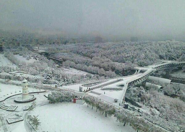 عکس زمستان قاب