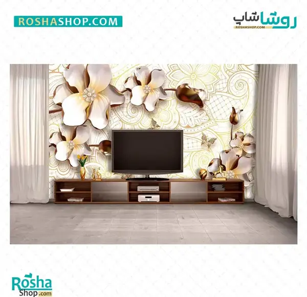 عکس سه بعدی پشت تلویزیون