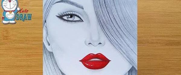 عکس زن زیبا نقاشی