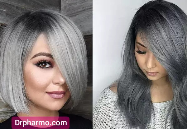 عکس شینیون مو رنگ روشن