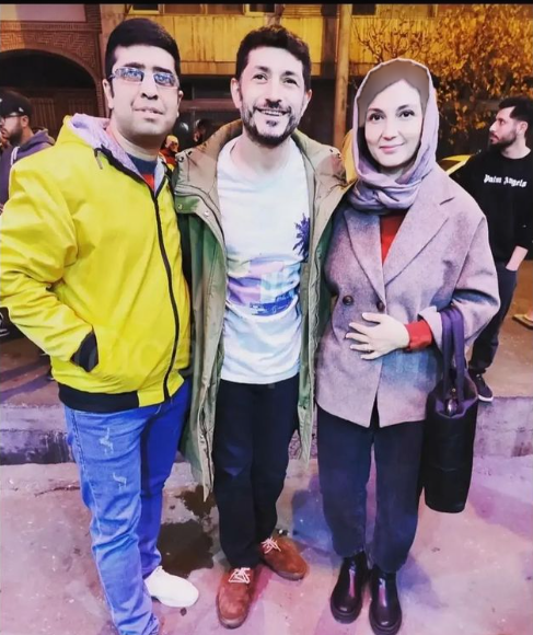 عکس حدیث میرامینی در کنار همسرش