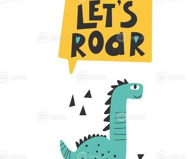 عکس دایناسور خنده دار