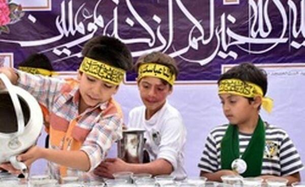 عکس جشن نیمه شعبان در خانه