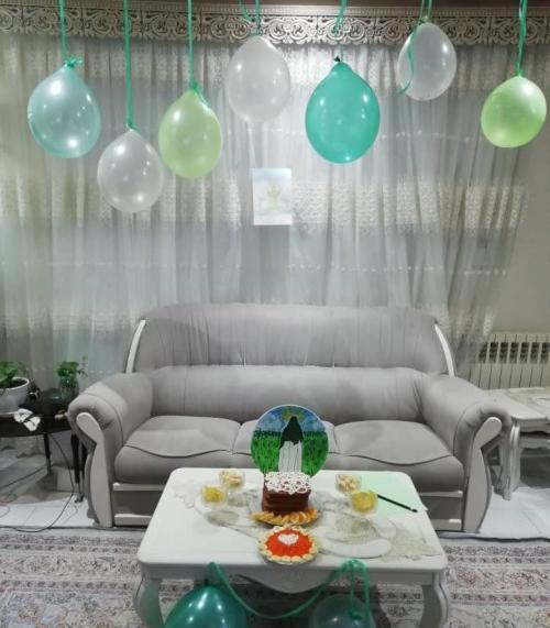 عکس جشن نیمه شعبان در خانه