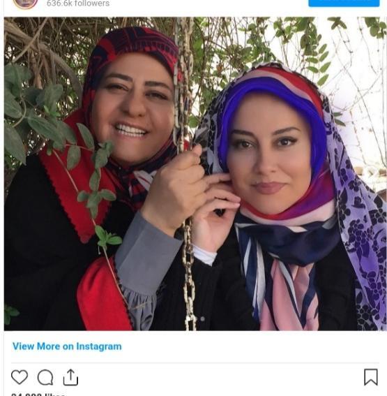 عکس با حجاب رابعه اسکویی