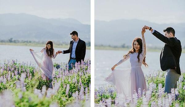 عکس ایده عکاسی برای اولین سالگرد ازدواج