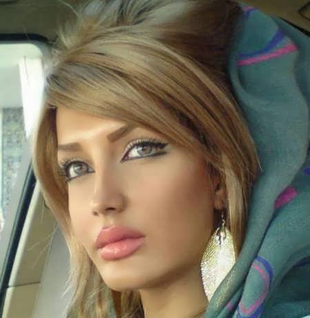 عکس رنگ مو هایلایت دودی زیتونی