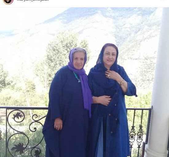 عکس خانوادگی گیتی معینی