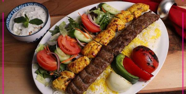 عکس چلو کباب ایرانی