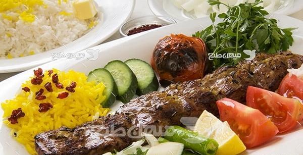 عکس چلو کباب ایرانی