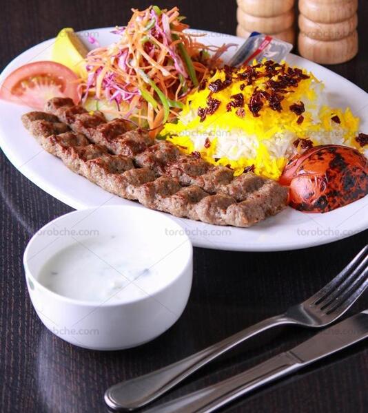 عکس چلو کباب ایرانی