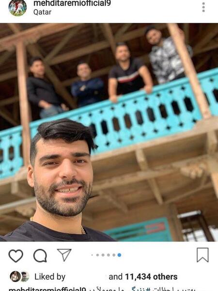 عکس از مهدی طارمی جدید