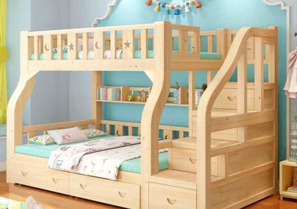 عکس تخت دو طبقه سرسره دار