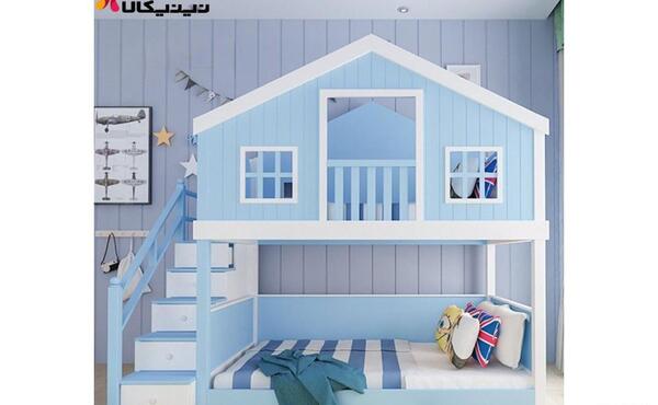 عکس تخت دو طبقه سرسره دار