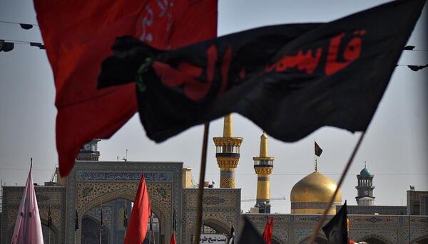 عکس حرم امام رضا در روز شهادتش