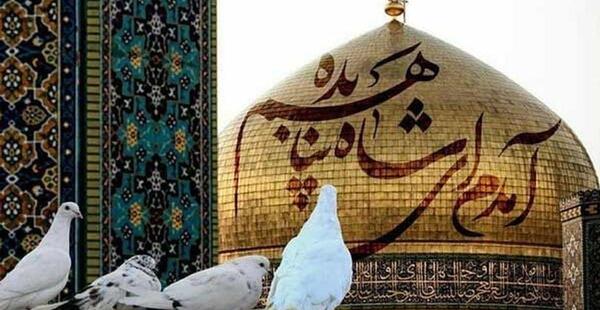 عکس حرم امام رضا در روز شهادتش