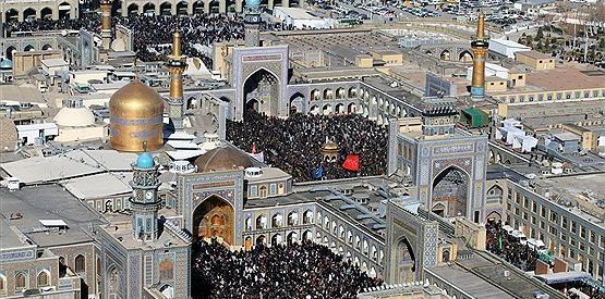 عکس حرم امام رضا در روز شهادتش