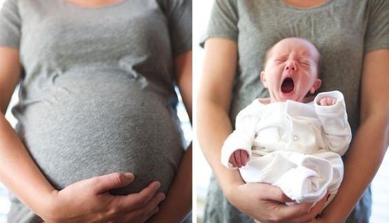 عکس بارداری قبل و بعد