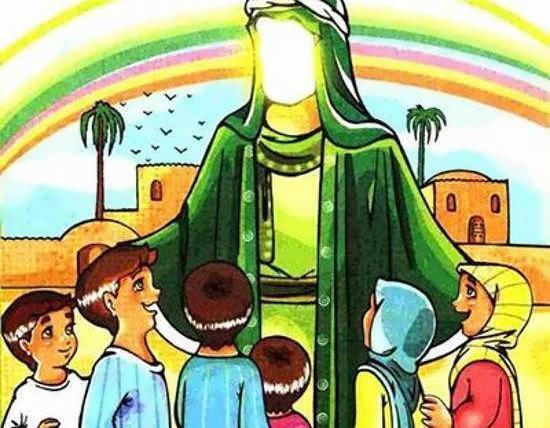 عکس نقاشی امام علی ساده