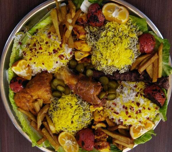 عکس از رستوران زعفران طلایی خرم آباد