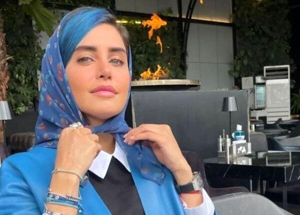 عکس الناز شاکردوست در گل یخ