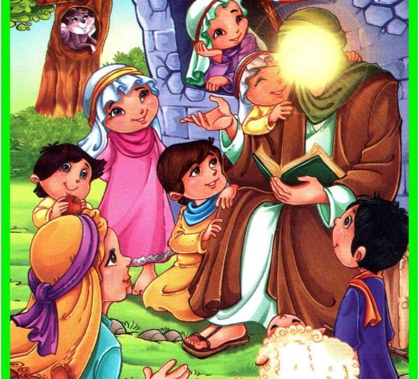 عکس نقاشی امام علی کودکانه