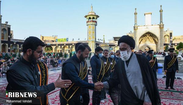 عکس حرم امام رضا در محرم ۱۴۰۱
