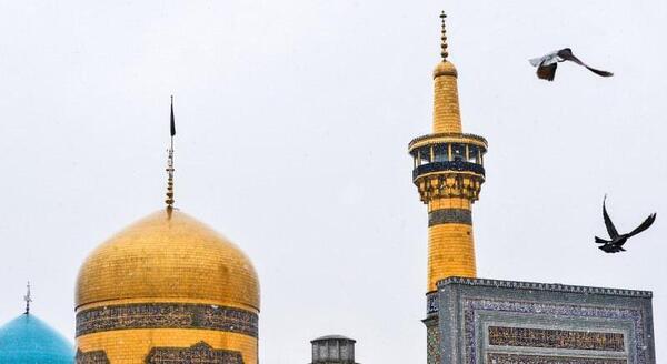 عکس حرم امام رضا در محرم ۱۴۰۱