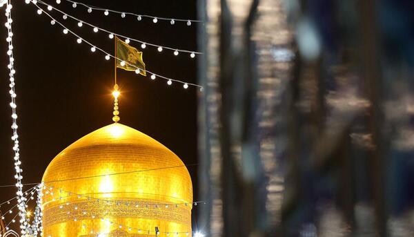 عکس حرم امام رضا در محرم ۱۴۰۱