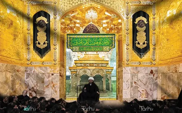 عکس حرم امام رضا در محرم ۱۴۰۱