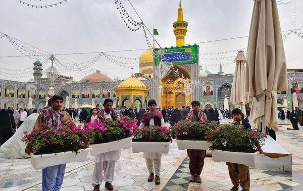 عکس حرم امام رضا در محرم ۱۴۰۱