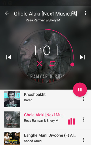 عکس رضا رامیار و شری ام