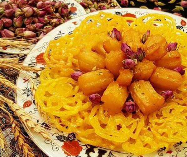 عکس نوشته زولبیا بامیه