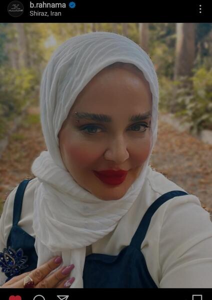 عکس با حجاب بهاره رهنما