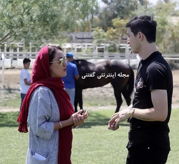 عکس سردار آزمون با بهاره افشاری