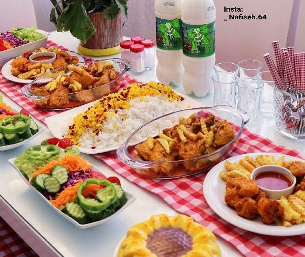 عکس تصاویر تزیین زرشک پلو با مرغ مجلسی