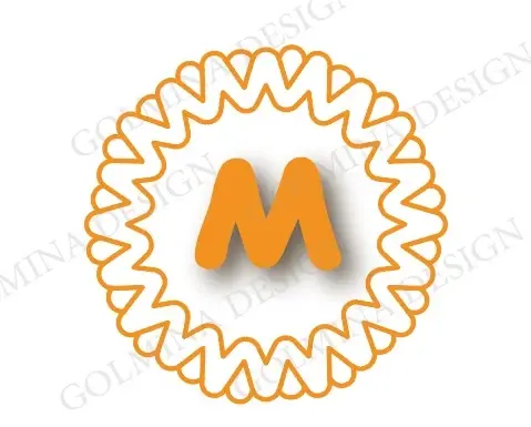 عکس لوگو حرف m