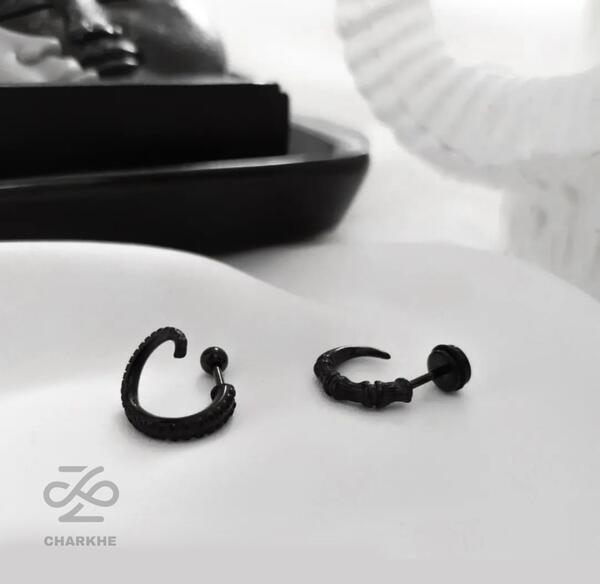عکس پیرسینگ مشکی