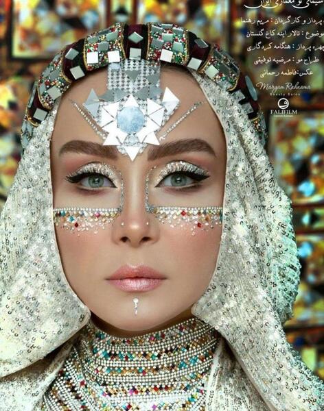 عکس حدیث چهره پرداز و همسرش