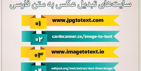 تبدیل عکس به متن انگلیسی