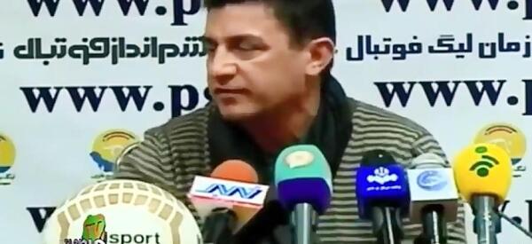 عکس سوتی شهردار بم از دست دادن