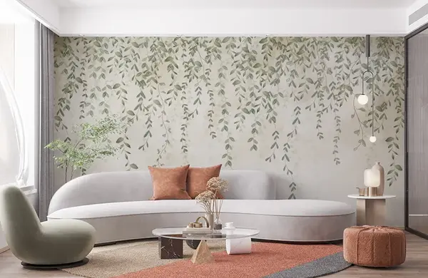 عکس کاغذ دیواری شیک برای پذیرایی
