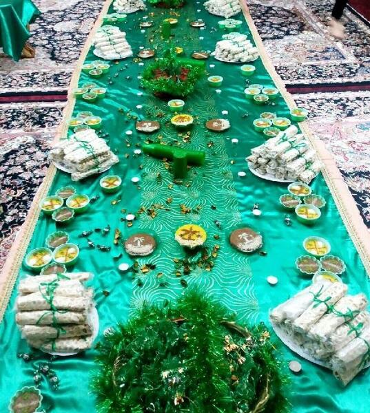 عکس سفره امام حسن