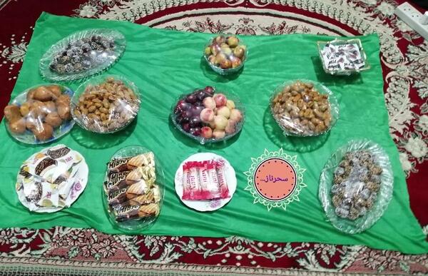 عکس سفره امام حسن
